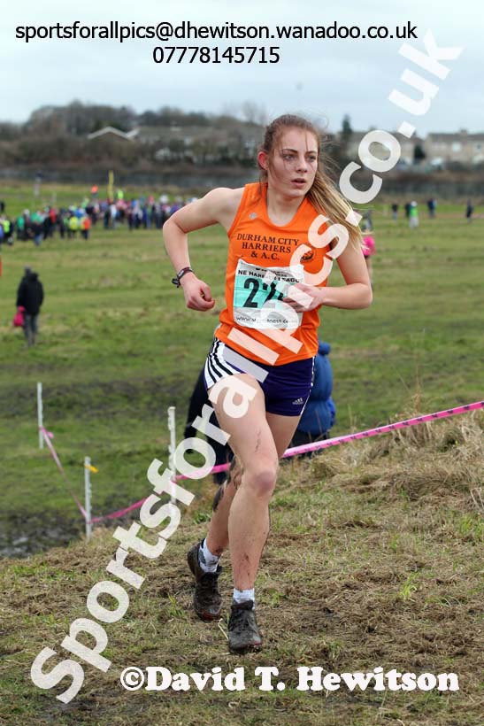 Under-17 and under-20 women Chloe Price (Durham City) NEHL, Wrekenton. Photo: David T. Hewitson/Sports for All Pics